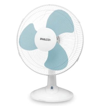 Ventilador De Mesa De 16'', 3 Veloc., Parrilla Lineal, Potencia De 55 Watts M/ Philco