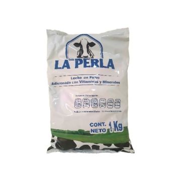 Leche 1Kg La Perla 15% Proteina 3% Grasa Vegetalm/La Perla