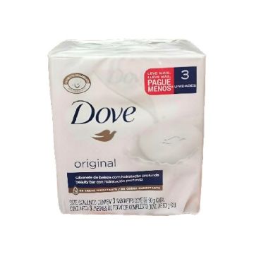 Paquete De Jabon Dove  Original, 3X 90Gr 