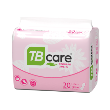 PROTECTORES DIARIOS PQTE X 20 M/ TB CARE REGULAR LINERS